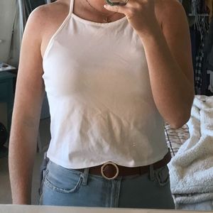 White Crop Top Cute